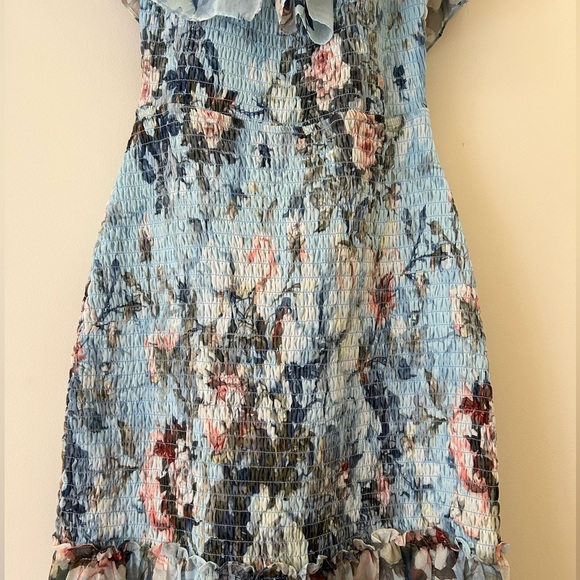 Baltic Born Amalfi Rose Chiffon Maxi Dress 
Size: Medium 
EUC (No Flaws) - Picture 7 of 16